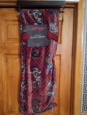 Ed Hardy Throw Blanket